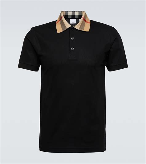 burberry colour block polo shirt|burberry black long sleeve shirt.